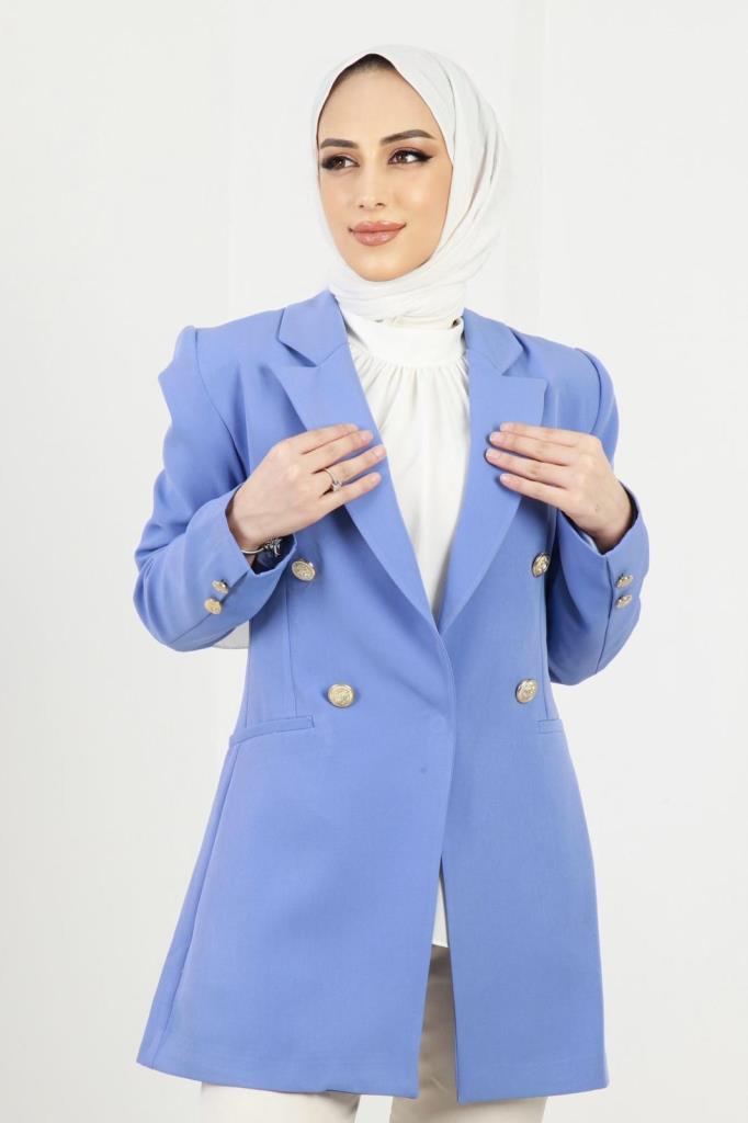Önü Düğmeli Nesa Ceket