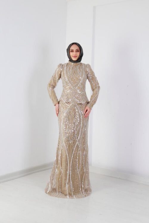 Avşin Etekli Abiye Takım