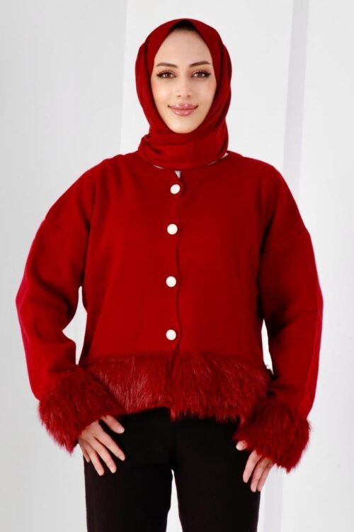 Lale Kürklü Hırka