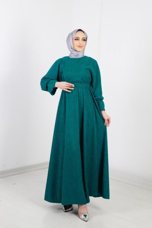 Kraş Yarasa Kol Elbise